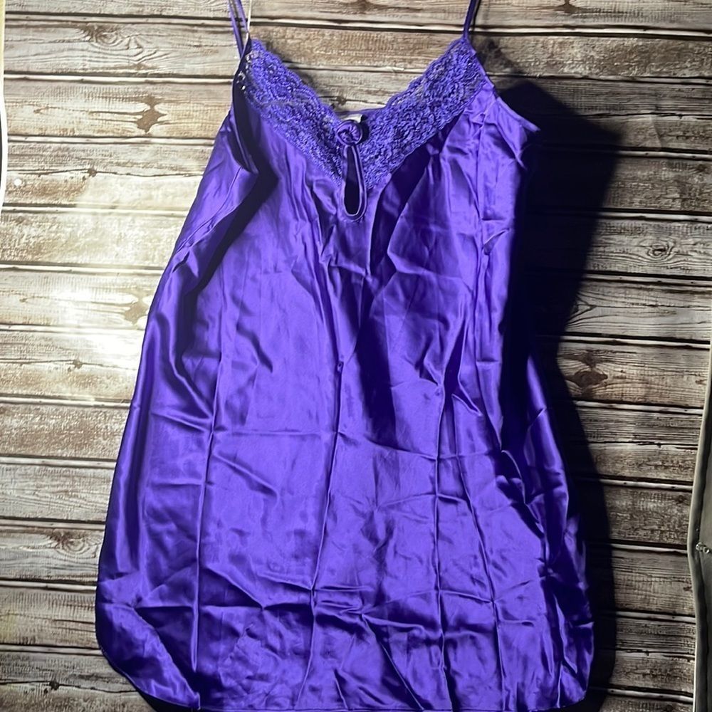 Secret Treasures Slip Lingerie Purple Large